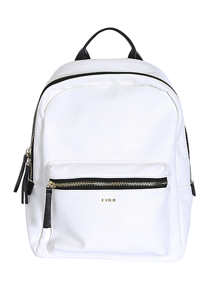 バイカラースクエアリュック