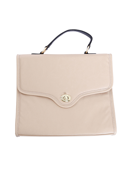 バイカラーショルダーバッグ