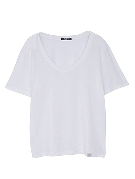 ディープVネックTシャツ