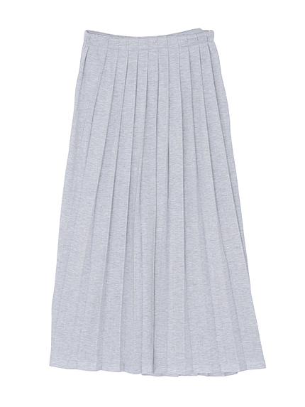 カットプリーツマキシスカート