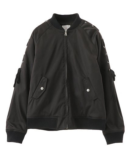 スリーブレースアップブルゾン