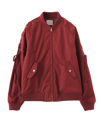 スリーブレースアップブルゾン