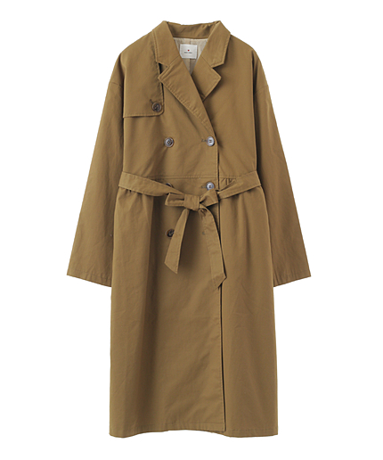 ウエストギャザートレンチコート