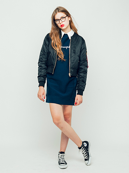 championコラボ襟付きスエット