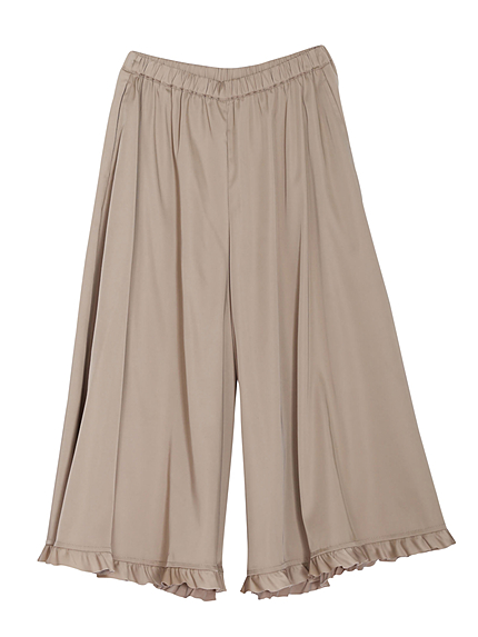 フリルワイドパンツ