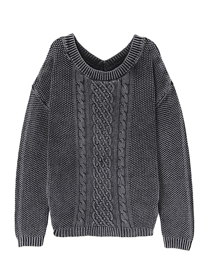 2WAYケーブルブリーチニット