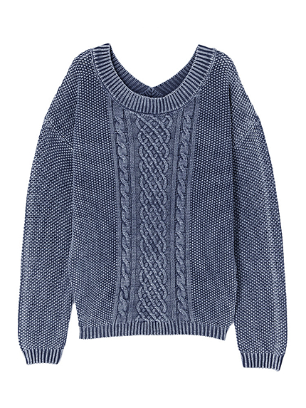 2WAYケーブルブリーチニット