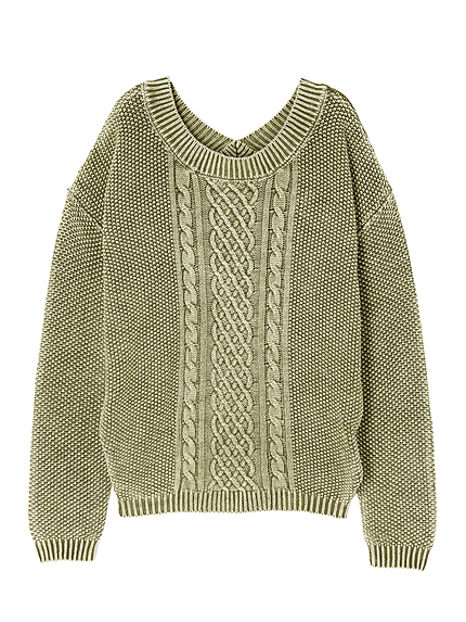 2WAYケーブルブリーチニット