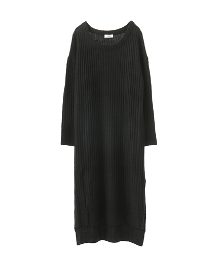 ロングリブニットOP