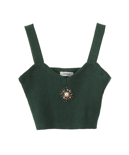 ビジューニットビスチェ