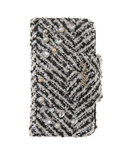 Tweed Decoration Mobile Case6