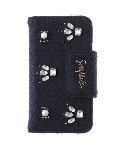 Tweed Decoration Mobile Case6