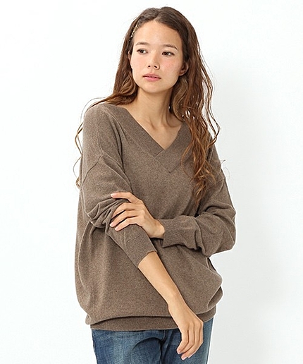 SOFFIOダバＶネックプルオーバー