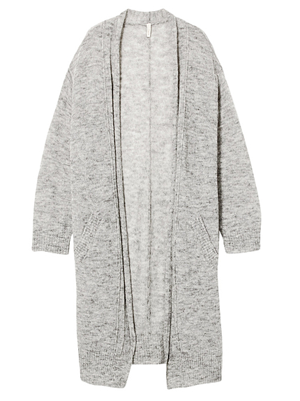 ルーズニットロングガウン