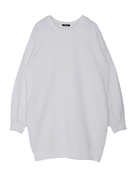 【CASUAL】シンプルスウェットワンピース