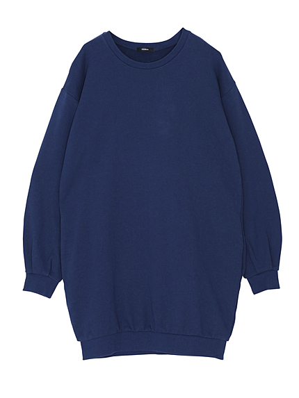 【CASUAL】シンプルスウェットワンピース