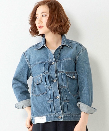 UAW C ブリーチ デニム ジャケット