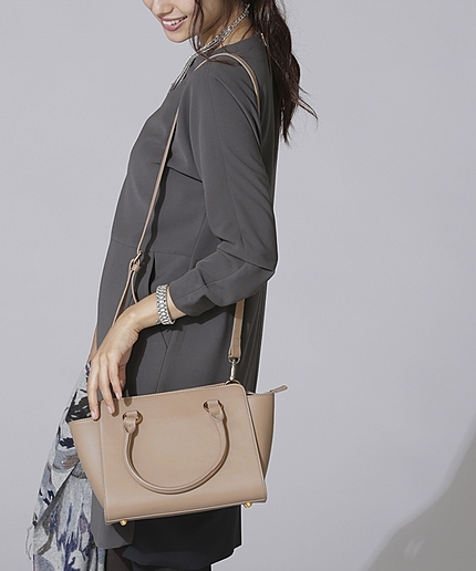 レザー2wayショルダーバッグ/L