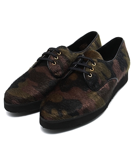 厚底レースアップシューズ