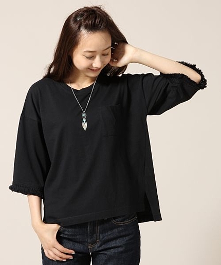 Ｃソデフリンジプルオーバー7S