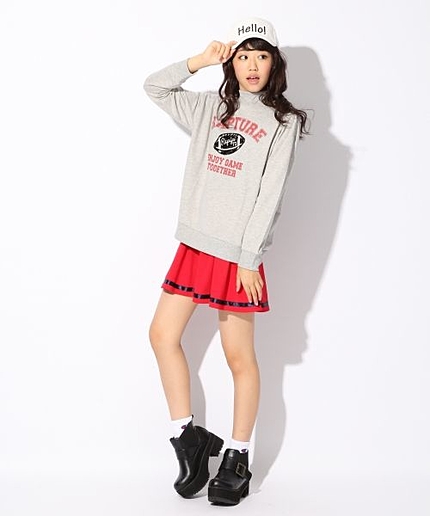 ★ニコラ10月号掲載★ラグビー*プチハイプルオーバー