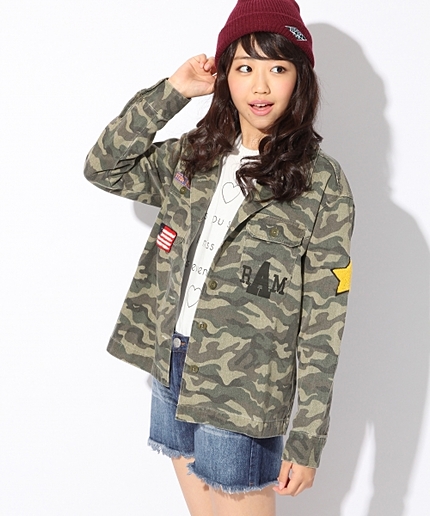 ★WEBストア限定販売★ワッペンミリタリージャケット