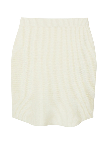 バルキーニットスカート