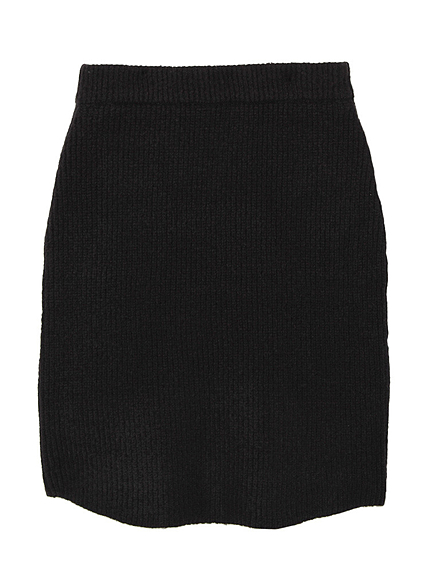 バルキーニットスカート