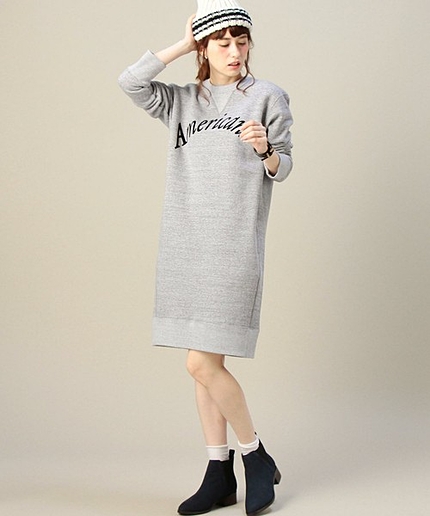 BY AMERICANA スウェットワンピース
