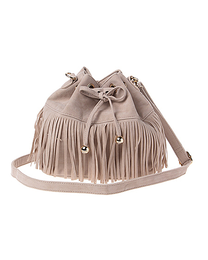 【9／10 ヒルナンデスご紹介商品】フリンジ巾着ショルダー／BAG