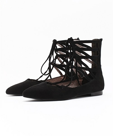 JEFFREY CAMPBELLレースアップフラット/BCJ/C LACE UP FLT