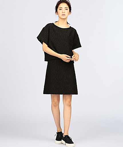 ENR カットジャカードスカート