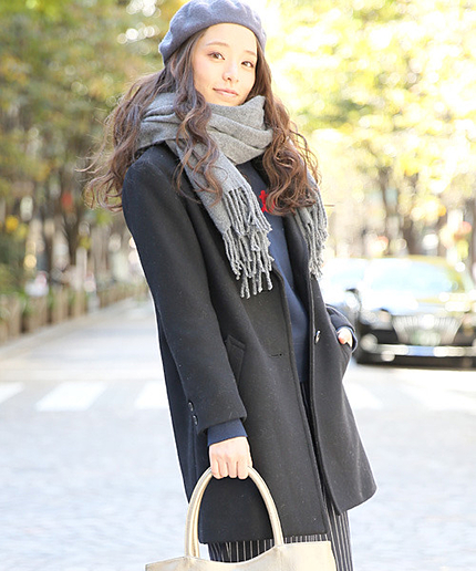 メルトンチェスターコート/mikoa