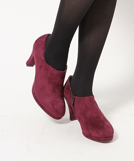 フェイクスエードスリットイリブーティー/mikoa