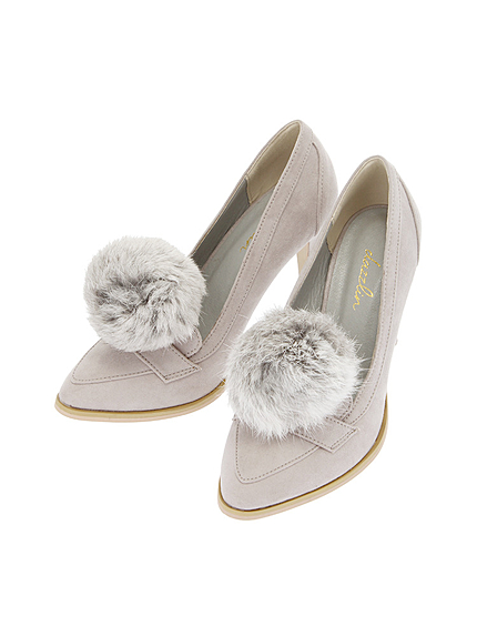 【goods】ラビットポンポンパンプス