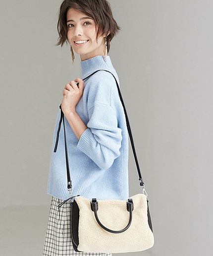 [マルコマージ]MARCO MASI KC ボアボストンショルダーバッグ