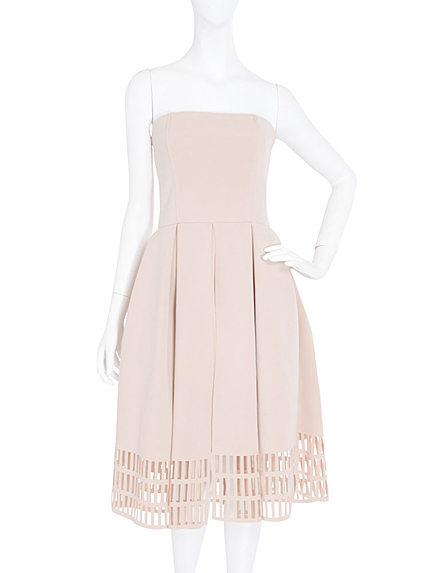 スクエアパンチングベアワンピース