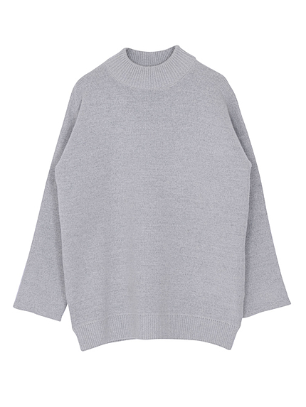 【CASUAL】ボトルネックルーズニット