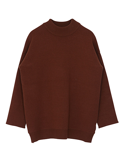 【CASUAL】ボトルネックルーズニット