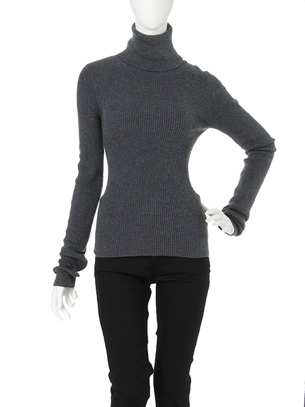 Basic RIBタートルニット