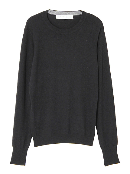 カシミア混Basicクルーネックプルオーバー