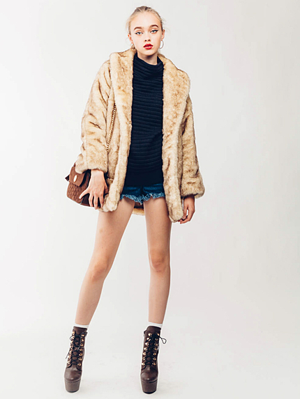 ビッグショールロングコート