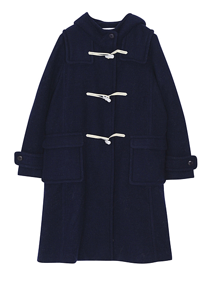 ミディ丈ダッフルコート【2015冬新作】