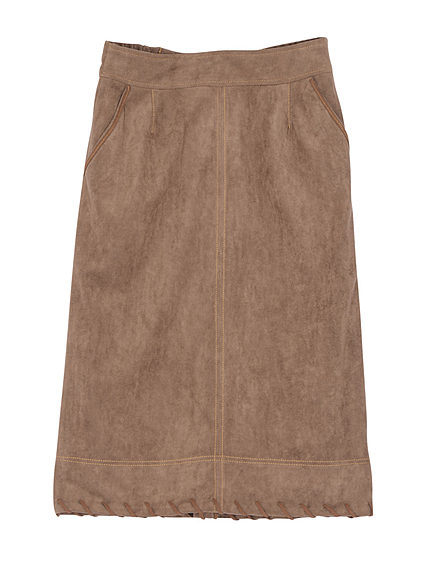 フェイクスエードスカート【2015冬新作】