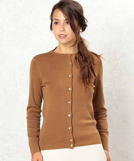 KF HandWash FLC メタルBTN カーディガン