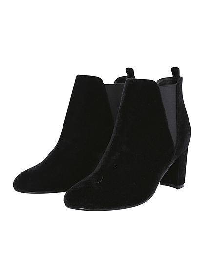 ベロアサイドゴアブーツ