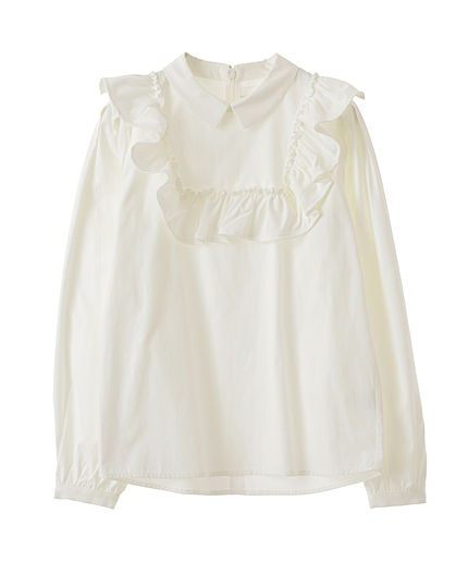 オックスフリルシャツ