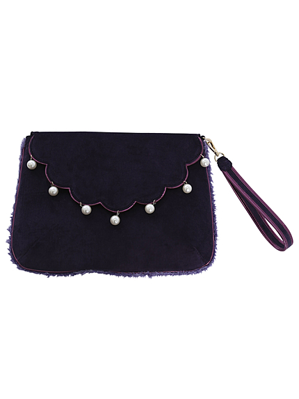 スカラップパールクラッチ