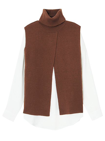 スリットレイヤードプルオーバー