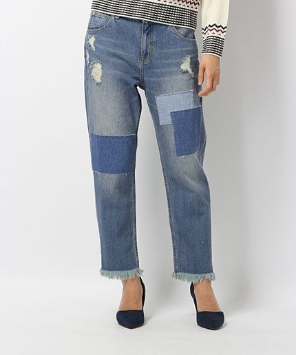 アソートダメージボーイフレンドデニム